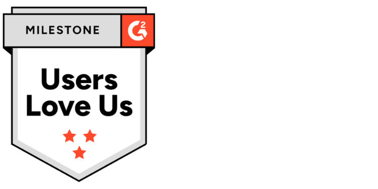 G2 Users Love Us badge