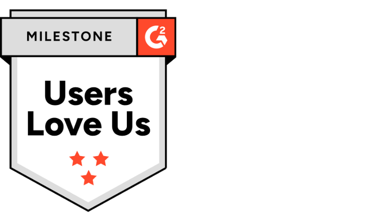 G2 Users Love Us badge